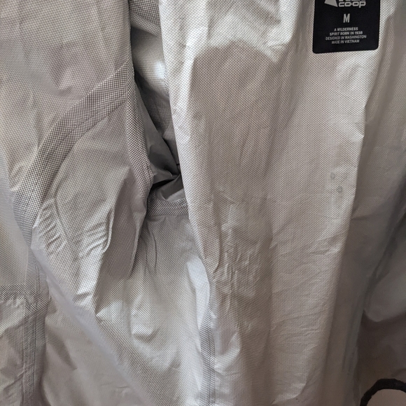 REI Co-Op Women's Black Rain Jacket - Picture 5 of 6